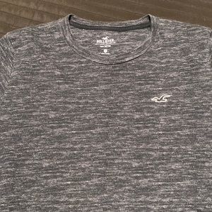 XS black/grey short sleeve Hollister shirt